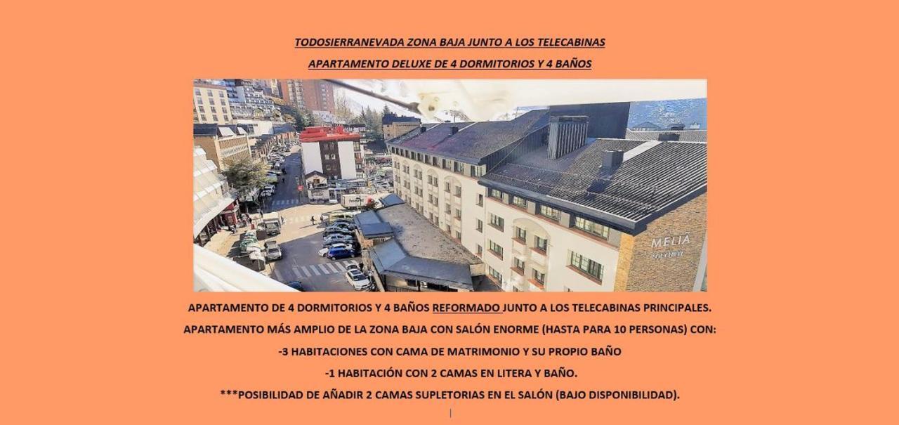 Todosierranevada Zona Baja - Apartamentos De 4 Dormitorios - Junto A Los Telecabinas Σιέρρα Νεβάδα Εξωτερικό φωτογραφία
